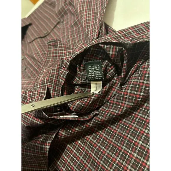 Apt 9 Men’s Size XL Casual Long Sleeve Button Up Shirt Roll Up Button Sleeves - Picture 10 of 10